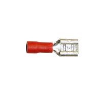 Pack de 100 uds terminales faston hembra aislado para cables de 4 a 6