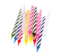 Pack de 12 velas con espiral