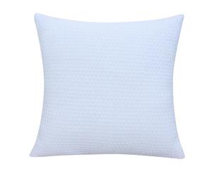 【Pack de 2/4】Cojín Decorativo 80x80 cm con Funda Acolchada de Diseño Geométrico, Rellenos de Cojines | Blanco, Suave y Elegante | Ideal para Sofá, Dormitorio o Salón | Estilo Moderno y Confort Premium
