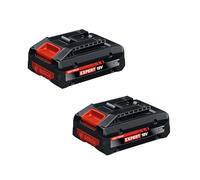 Bosch Baterías EXPERT 18V EXBA18V-40 – Pack de 2, alta potencia (hasta 2000 W) Gris