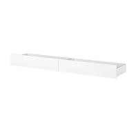 Pack de 2 cajones inferiores para cama child en color blanco mate 21x189x42 cm estilo nórdico