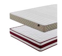 Pack de 2 colchones formado por colchón rioja 90x190 cm y colchón eco 90x180 cm 21 cm