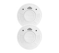 Pack de 2 Detectores de Humo Ópticos 85 dB con Botón de Prueba