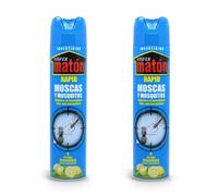 PACK DE 2 - INSECTICIDA MATON MOSCAS Y MOSQUITOS SPRAY 750 ML