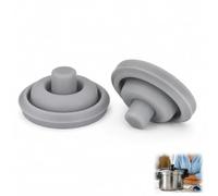 Pack de 2 Junta Silicona Olla Presión para WMF Perfect y Perfect Plus, Repuesto de Junta Indicador Cocción para Olla a Presión, Silicona Resistente al Calor, Ø 3 cm, Antifugas Vapor para 2.5L a 8.5L
