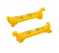 Pack de 2 Nivel de Cuerda, Nivel de Burbuja Línea, Nivelador Colgante para Cuerda de Construcción con Gancho, Herramienta de Medición Horizontal para Albañilería, Fontanería, Carpintería y Trabajos