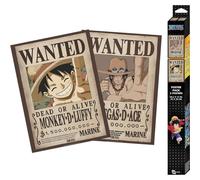 GB Eye Set de 2 pósters ONE PIECE Wanted Luffy & Ace Chibi ABYstyle