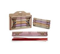 Pack de 2 Sets de Incienso Aromático Natural - Rosas, Lavanda, Jazmín, Sandalo, Vainilla (5 Aromas), Ideal para Meditación y Relajación