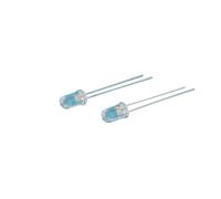 Pack de 25 uds led 3 mm cristal de color verde electro dh 12.675/3/v/c
