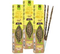 Pack de 3 Inciensos Naturales Herbio Citronela 20 g c/u - Aromaterapia Refrescante - Repelente Natural de Insectos - Ecológico y Artesanal