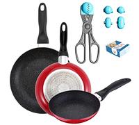 PACK DE 3 SARTENES SAN IGNACIO Ø16CM Ø20CM Ø24CM + UTENSILIO MULTIUSOS CON 4 MOLDES INTERCAMBIABLES + 20 BANDEJAS DE CONSERVACIÓN