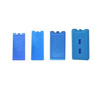 Pack de 4 Acumulador de Hielo para Nevera Portatil, Pack de 4 Piezas de Congelador de placa Azul, Placa de hielo para Bolsa Termica, Acumulador Frio acumuladores de frío con 200ml 350ml, 500ml Y