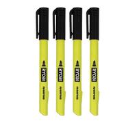 Pack de 4 marcadores de punta fina con tinta negra