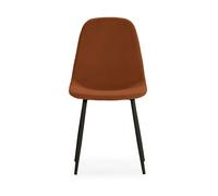 Pack de 4 sillas minka terracota - conforama