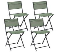 Pack de 4 sillas plegables elba caqui