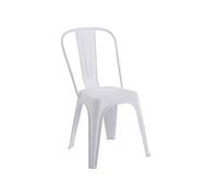 Pack de 4 sillas Tolix respaldo alto 85x45x45 cm Adec White
