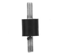 Pack de 4 Soportes de Goma M3 M4 M5 Antivibración Silentblock, Aisladores de Vibración con Rosca Macho para Compresores de Aire, Motores Diésel, Bombas de Agua y Maquinaria Industrial