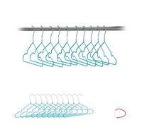 Pack de 40 perchas bebé antideslizantes Perchas infantiles metal Perchas azules