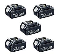 Pack de 5 baterías de Iones de Litio LXT 3.0 Ah de 18 V con indicador de Carga BL1830B MAKITA