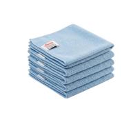 Pack de 5 bayetas de microfibra, color azul