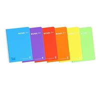 Pack de 5 Cuadernos Enri Folio una Línea Tapas de Plástico