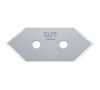 Pack de 5 cuchillas corte 45º 49x20x0,3 mm plateadas