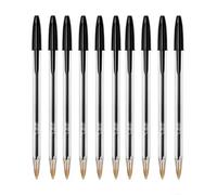 PACK de 50 Bolígrafos BIC, Ideales para Oficina, Escuela y Hogar por su Fiabilidad y Precio Económico BIC Bolígrafo Pack Económico, Escritura Suave y Precisa, Tinta Duradera, Uso Escolar Oficina Hogar