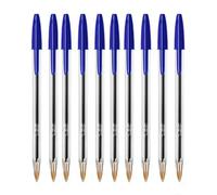 PACK de 50 Bolígrafos BIC, Ideales para Oficina, Escuela y Hogar por su Fiabilidad y Precio Económico BIC Bolígrafo Pack Económico, Escritura Suave y Precisa, Tinta Duradera, Uso Escolar Oficina Hogar