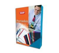 Pack de 50 Tapas de Encuadernar Cartón Gofrado Nº8, Formato A4, 1.000 Gramos, Azul Fluor