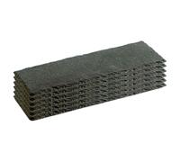 Pack de 6 bandejas de pizarra rectangulares 30 x 15 cm. Platos llanos, tablas de piedra natural para servir alimentos, quesos, aperitivos