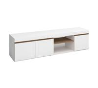 Miroytengo Pack de Muebles de Salón Comedor Elis Estilo Nórdico en Color Blanco y Naturales con Mueble de TV y Aparador White - light wood - 287.5