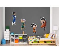Pack de Pegatinas de Pared en Vinilo Dragon Ball Super Producto Oficial | 90x60cm| Productos Originales | Vinilo Adhesivo | Decoración | DBS