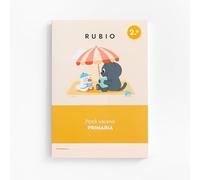 Pack de verano 2.º de Educación Primaria | RUBIO | + 7 años | 3 cuadernos de verano para repasar el curso y en vacaciones (PACKS ESCOLARES)
