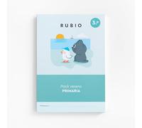 Pack de verano RUBIO 3.º de Educación Primaria | + 8 años | 3 cuadernos para repasar al final de curso y en vacaciones (PACKS ESCOLARES)
