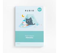 Pack de verano RUBIO 4.º de Educación Primaria | + 9 años | 3 cuadernos para repasar final del curso y en vacaciones (PACKS ESCOLARES)