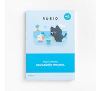 Pack de verano RUBIO Educación Infantil |+ 4 años | 3 cuadernos para repasar en vacaciones (PACKS ESCOLARES)