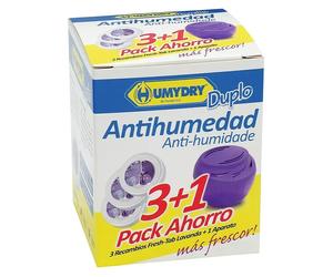 Pack deshumidificador Duplo 3+1 (3 ud., Lavanda)