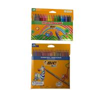 Pack Dúo Dibujo BIC Premium: 24 Ceras Plastidecor + 24 Lápices Madera