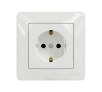 Pack enchufes new sedna blanco 5 uds schneider