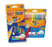 Pack escolar BIC - Distintos pack disponibles para material escolar, a elegir entre rotuladores, ceras y lápices, marca BIC Kids Multicolor