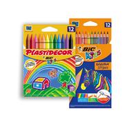 Pack escolar BIC - Distintos pack disponibles para material escolar, a elegir entre rotuladores, ceras y lápices, marca BIC Kids Multicolor