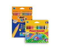 Pack escolar BIC - Distintos pack disponibles para material escolar, a elegir entre rotuladores, ceras y lápices, marca BIC Kids Multicolor