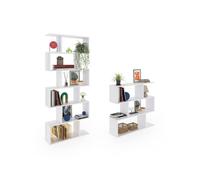 Habitdesign -Pack estanterías Zoe Glossy white