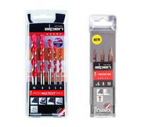 Pack estuches brocas alpen (3 brocas porcelanicos y 5 multiusos)