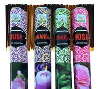 Pack Incienso Artesanal Aromaterapia: Musk, Arruda, Lavanda, Rosa