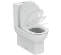 Pack inodoro completo adosado Eurovit : Taza + tanque completo + tapa amortiguada. T443601 Ideal Standard