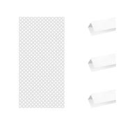Pack Instalación Celosía PVC 18 Mm + 3 Perfiles Blanco 1x2 M