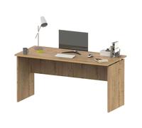 Miroytengo Pack Muebles Despacho Estantería + Escritorio Color Roble Gold Dark wood 424.35