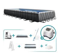 Pack piscina desmontable rectangular ultra xtr 10 metros accesorios