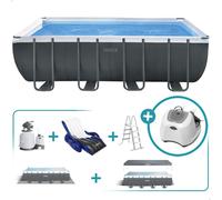 Pack piscina desmontable rectangular ultra xtr 5,5 metros 6 accesorios